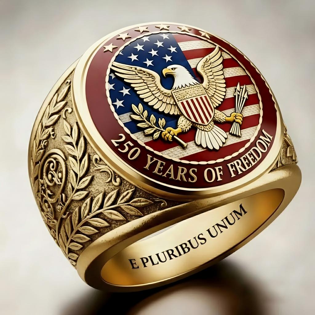 1776-2026 America Jubilee Ring