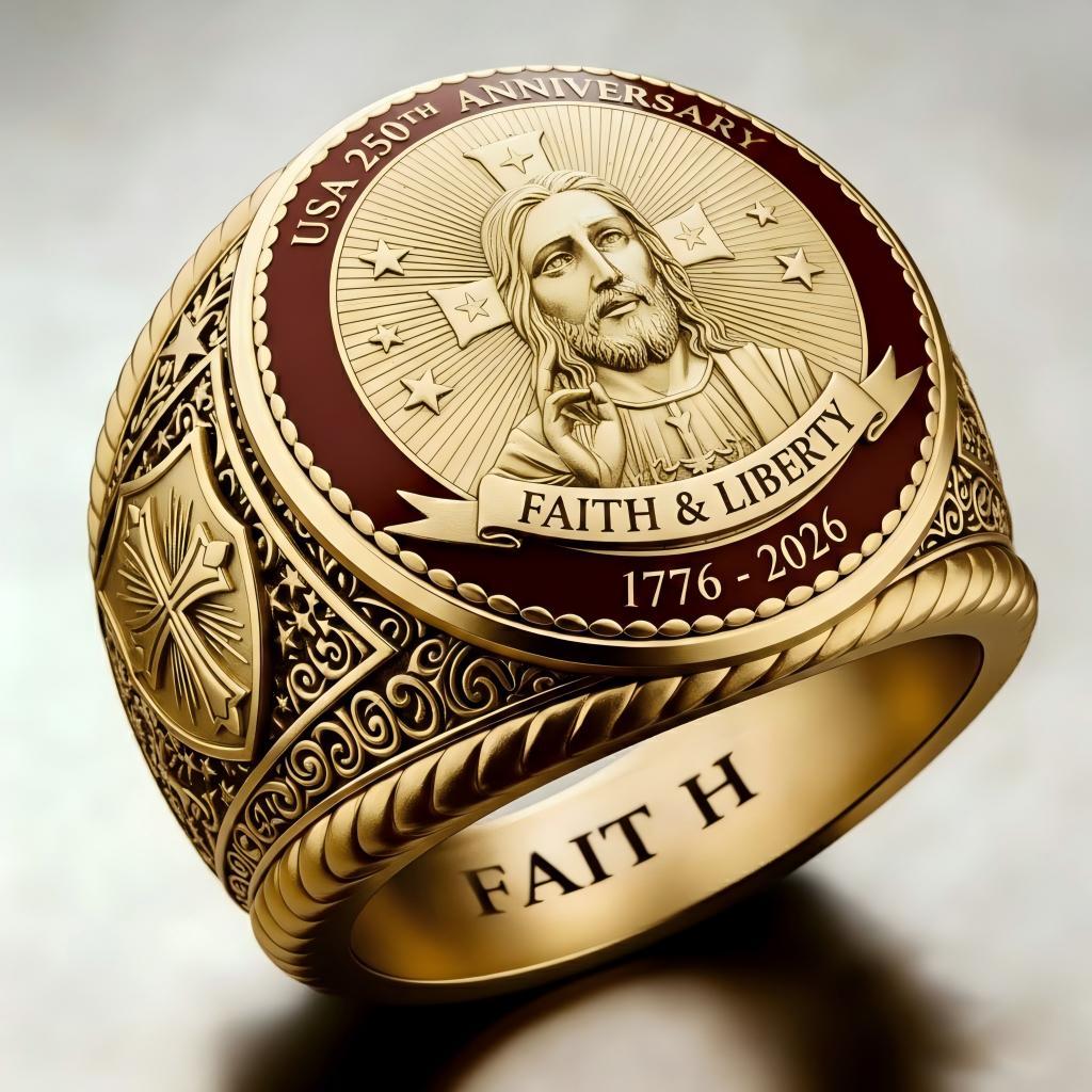 1776-2026 America Jubilee Ring