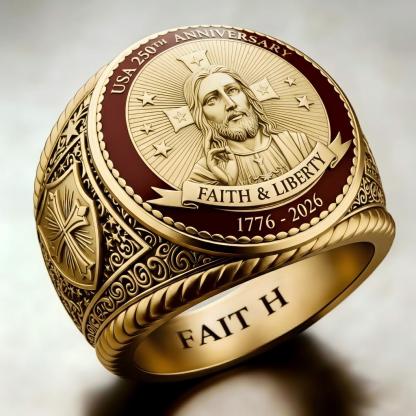1776-2026 America Jubilee Ring