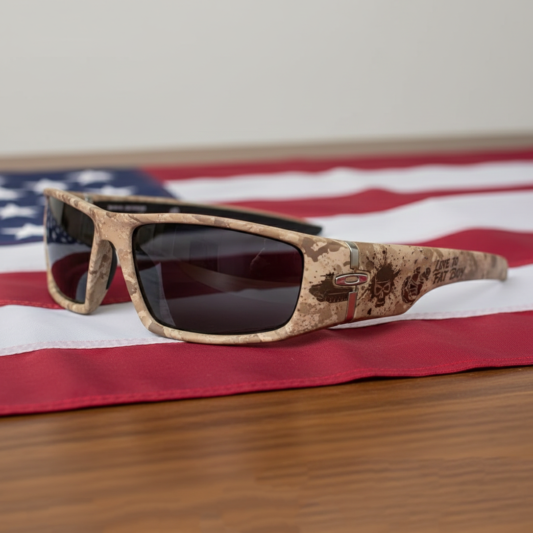 Painted Design Harley-Inspired Rider Sunglasses