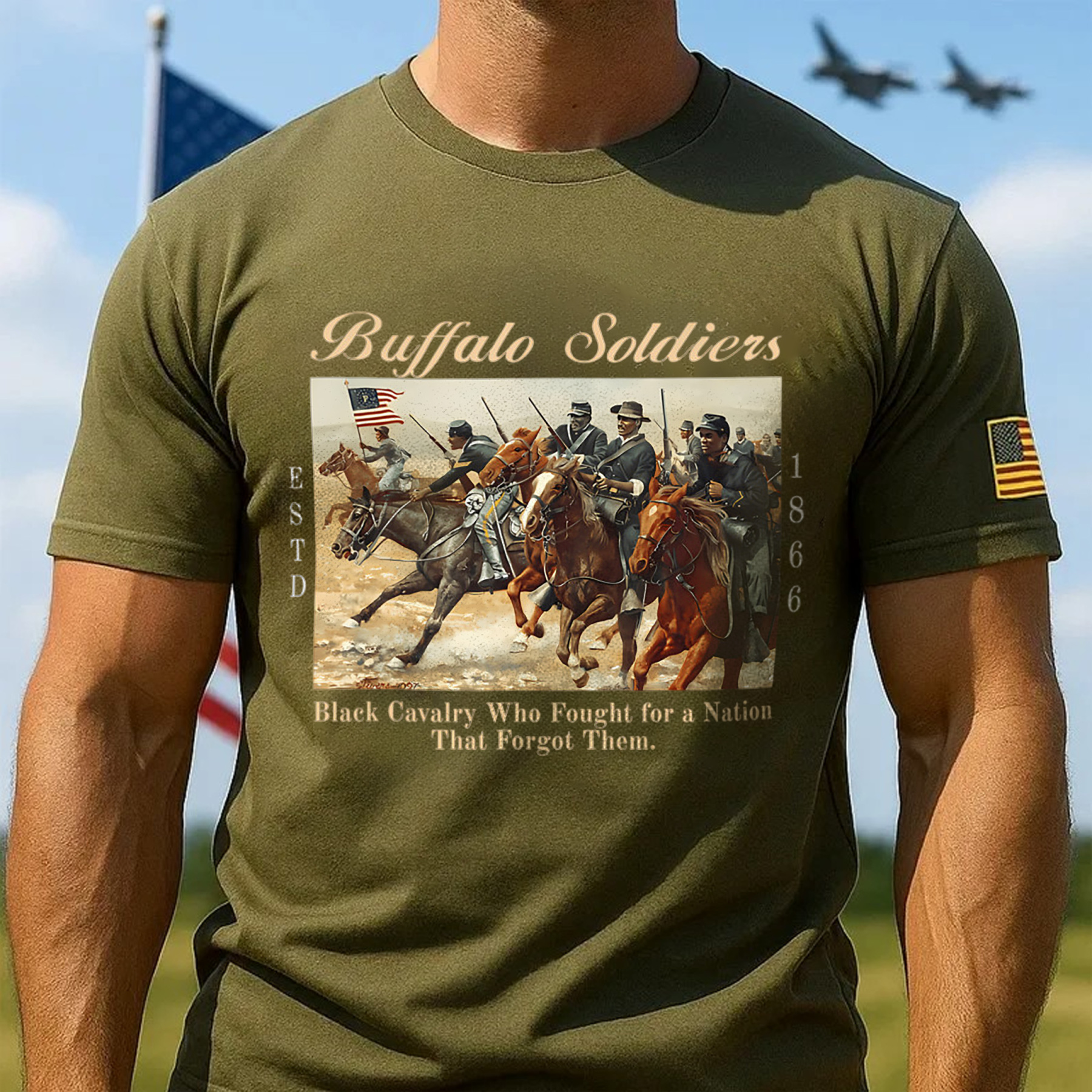 USMC cou niky boy T-shirt