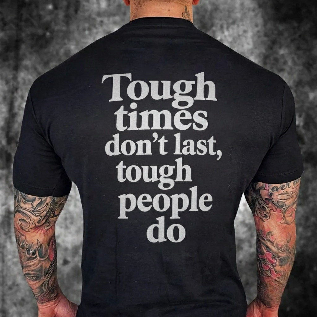 Tough People Do" Encouraging T-Shirt