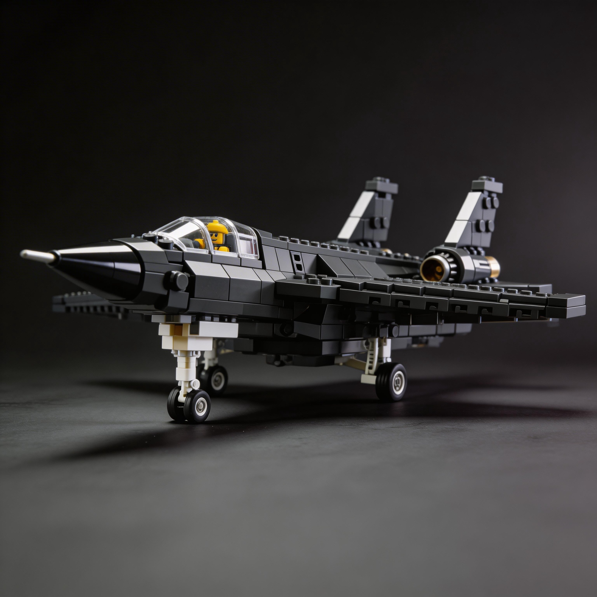 B-1B Lancer Supersonic Bomber building blocks