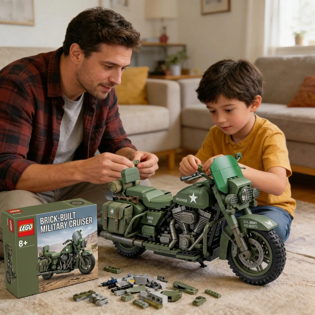 Harley-Davidson motorcycle building blocks