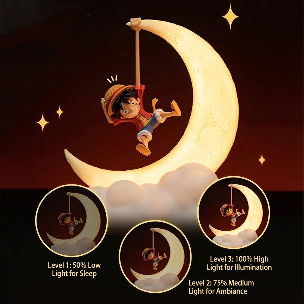 Luffy Dream Moon Night Light