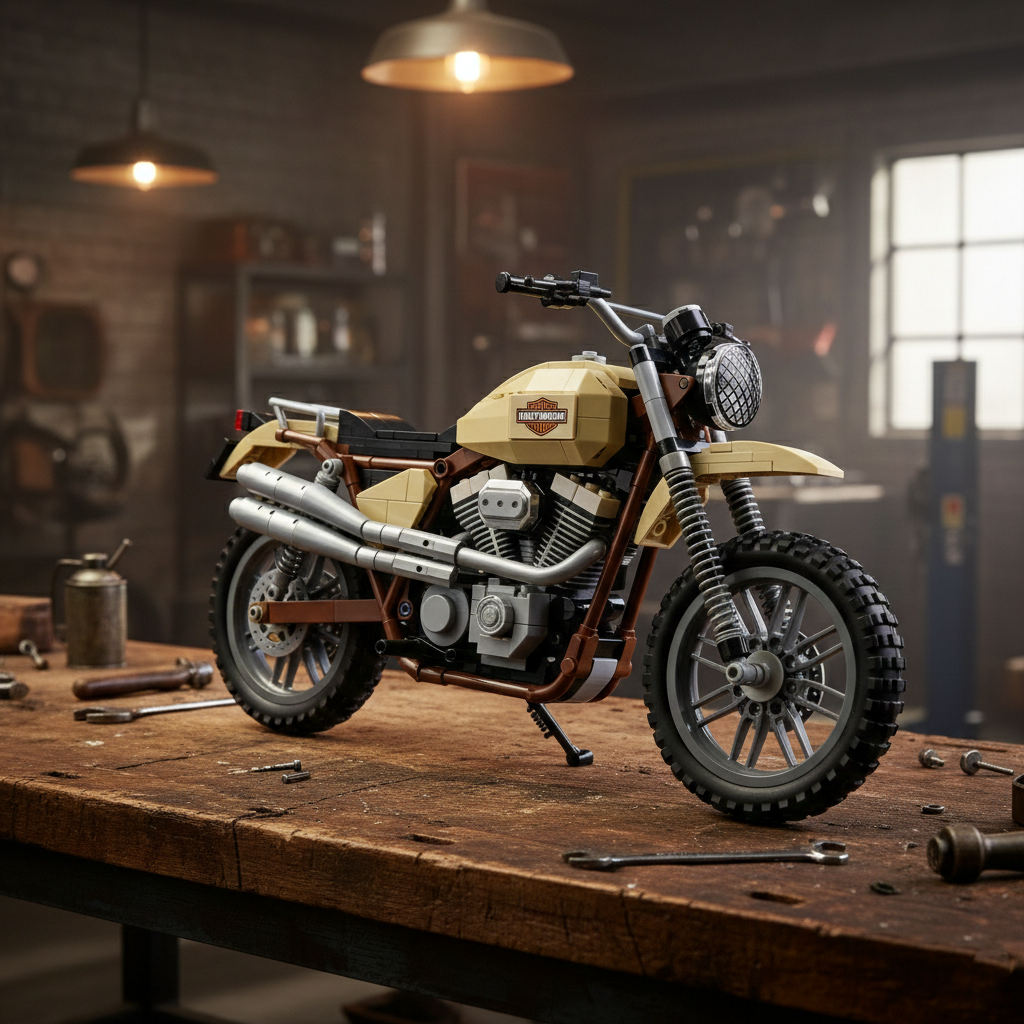 Harley-Davidson motorcycle building blocks