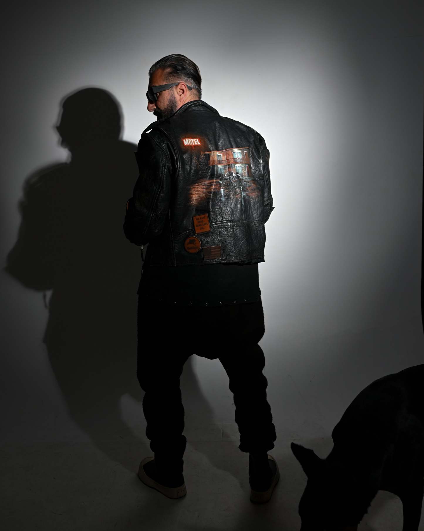 "Endless Ride"Men'S Vintage Motorcycle Leather Outdoor Jacket Coat