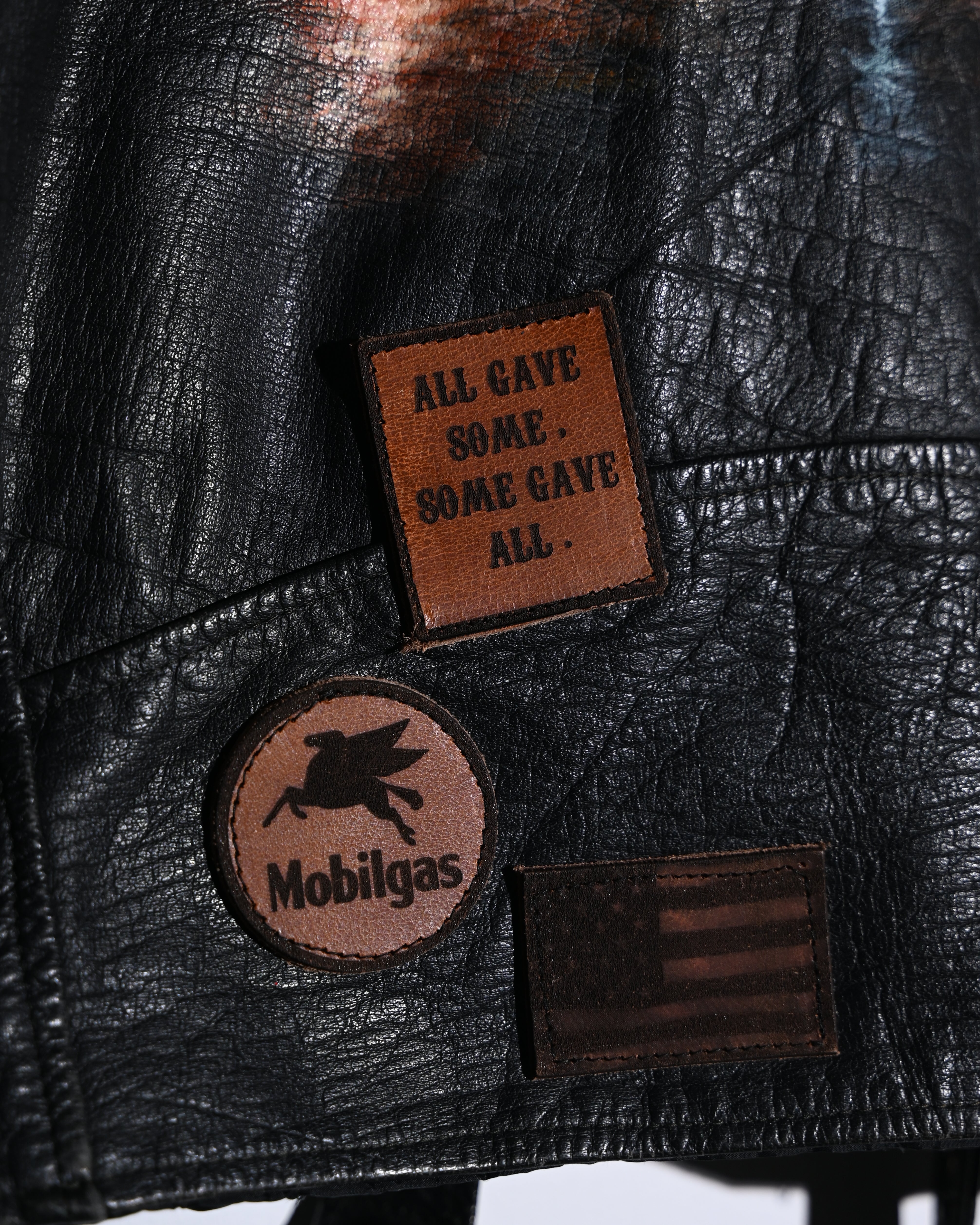 "Endless Ride"Men'S Vintage Motorcycle Leather Outdoor Jacket Coat