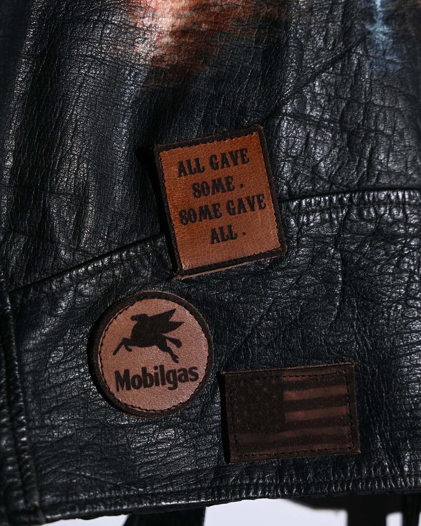 "Endless Ride"Men'S Vintage Motorcycle Leather Outdoor Jacket Coat