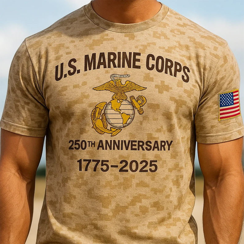 USMC 250th Anniversary T-shirt
