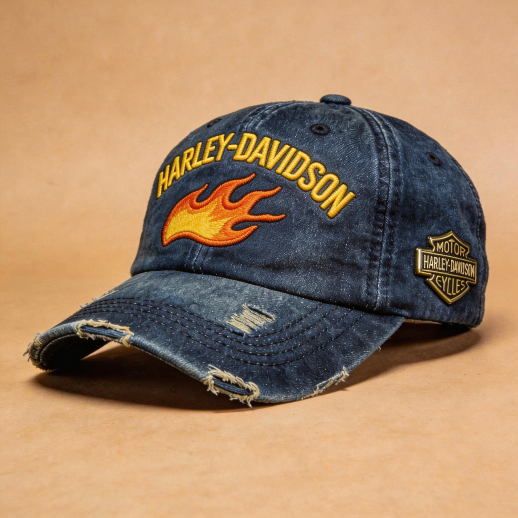 Biker Style Baseball Cap