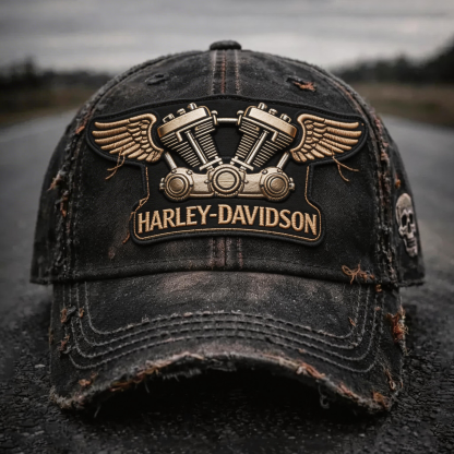 Biker Style Baseball Cap