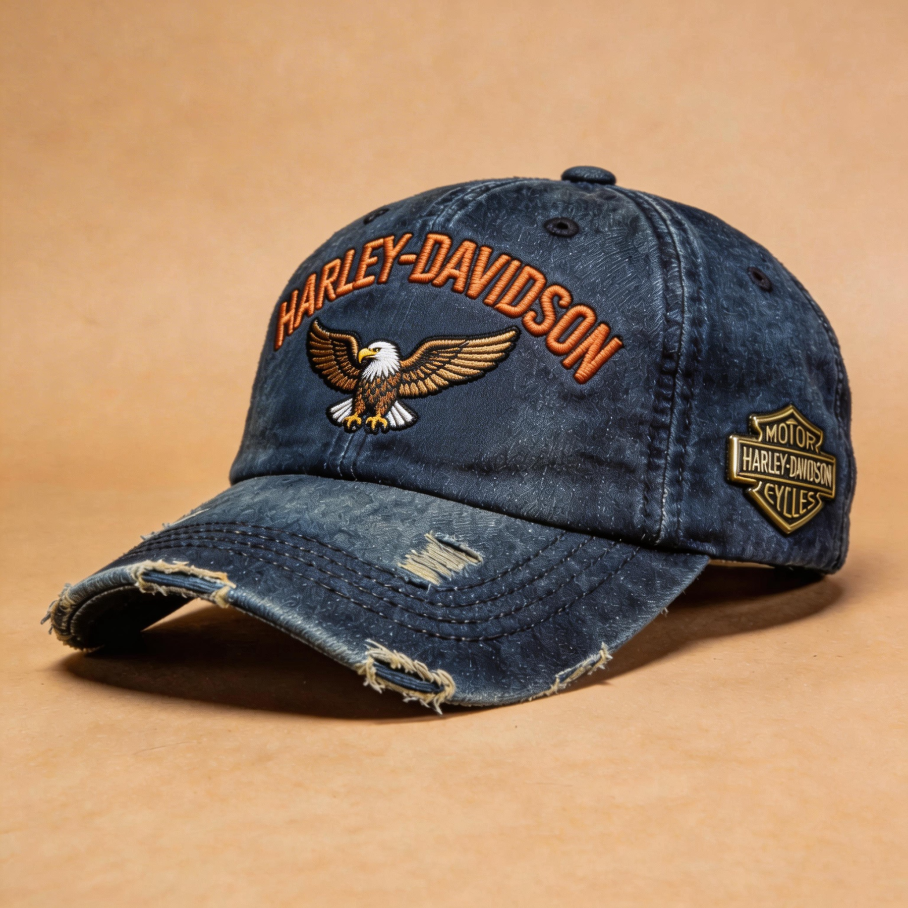 Biker Style Baseball Cap