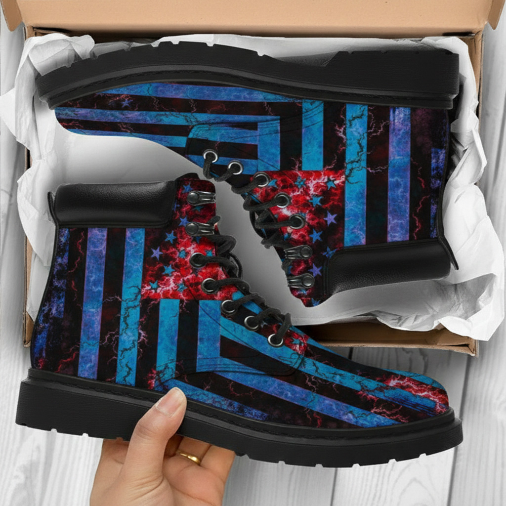 Heavy Metal Punk Biker Boots