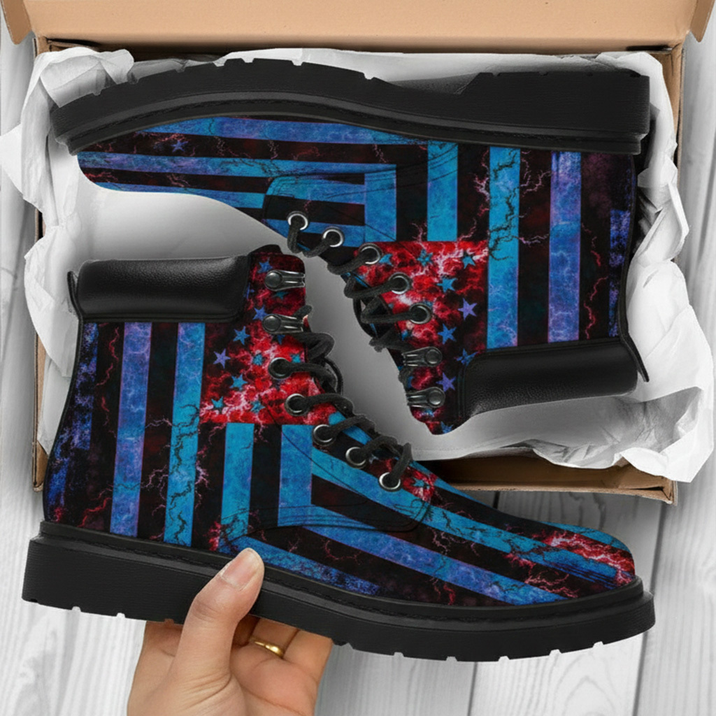 Heavy Metal Punk Biker Boots