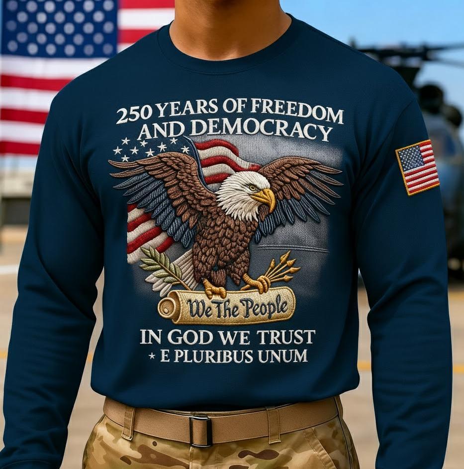 "We The People" US 250th Anniversary Men's Long-Sleeve