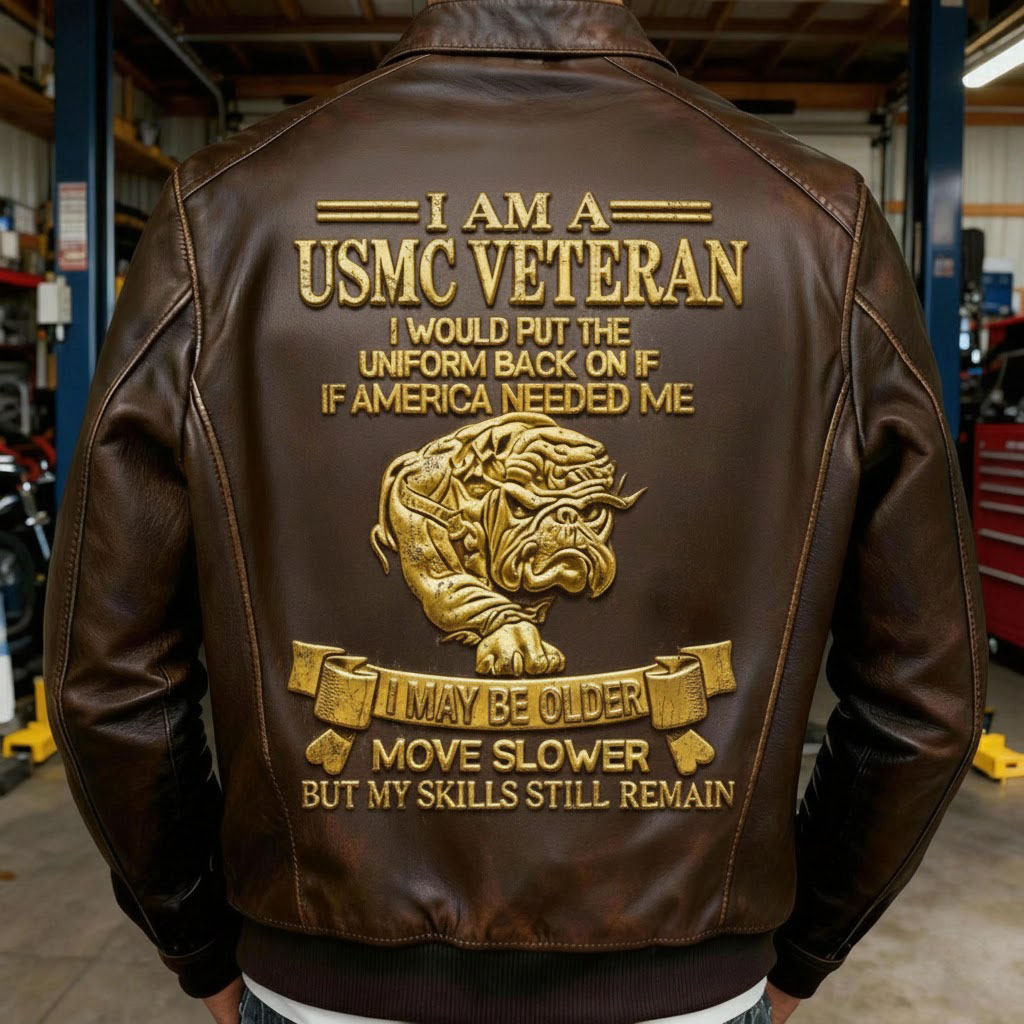 Bulldog Spirit: AMERICA NEEDED ME Military Bomber Jacket