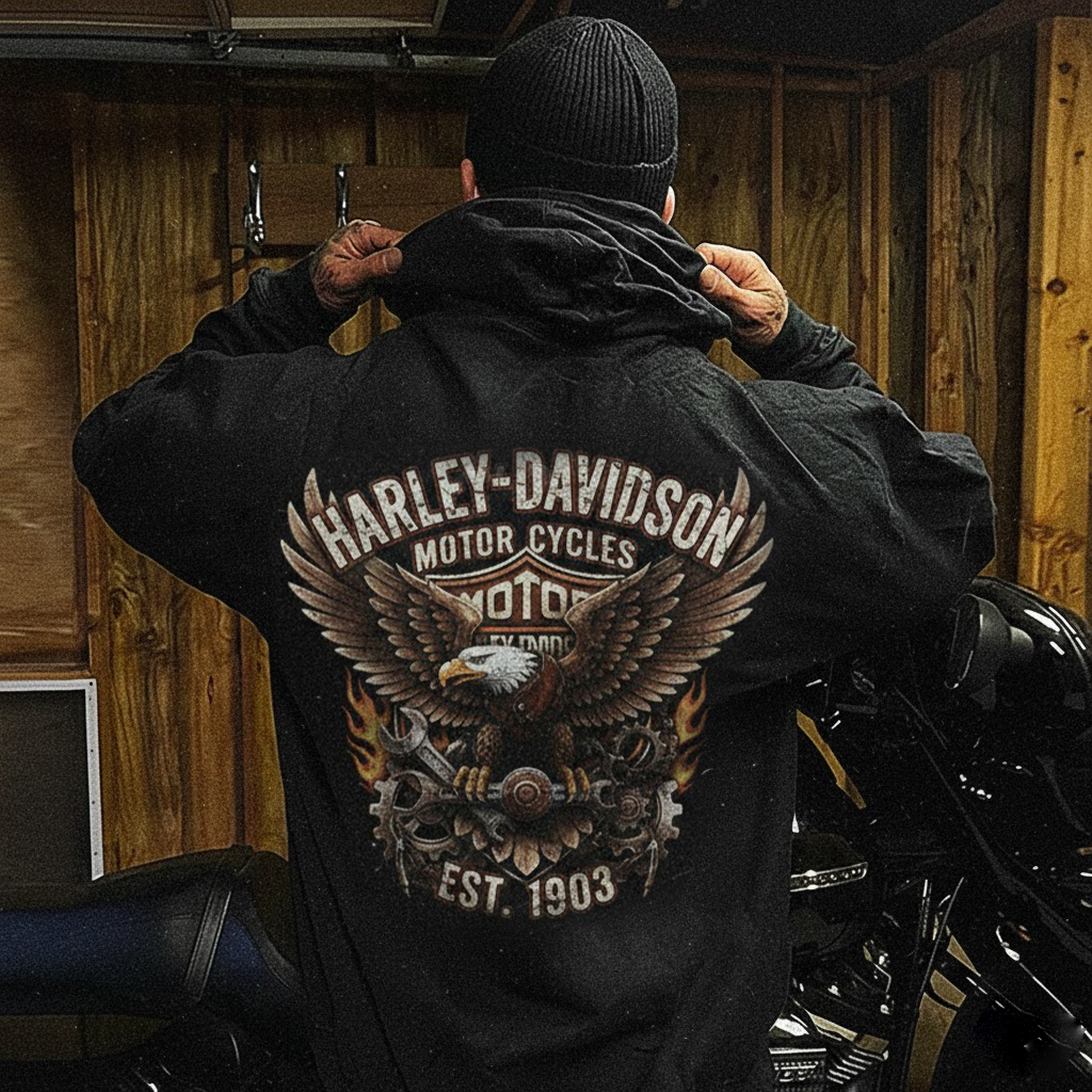 Biker  Hoodie, Motorcycle Lover Gift