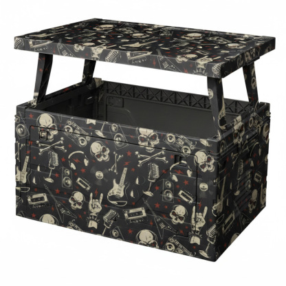 Rock Punk Skull Style Foldable Storage Box 