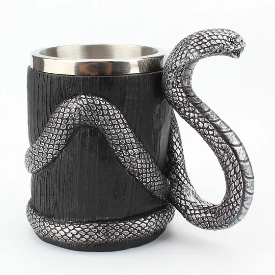 World Norse Coiled Serpent Mug