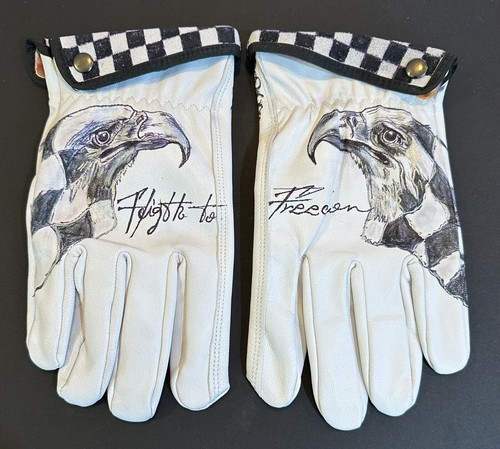 Men motorcycle gloves leather