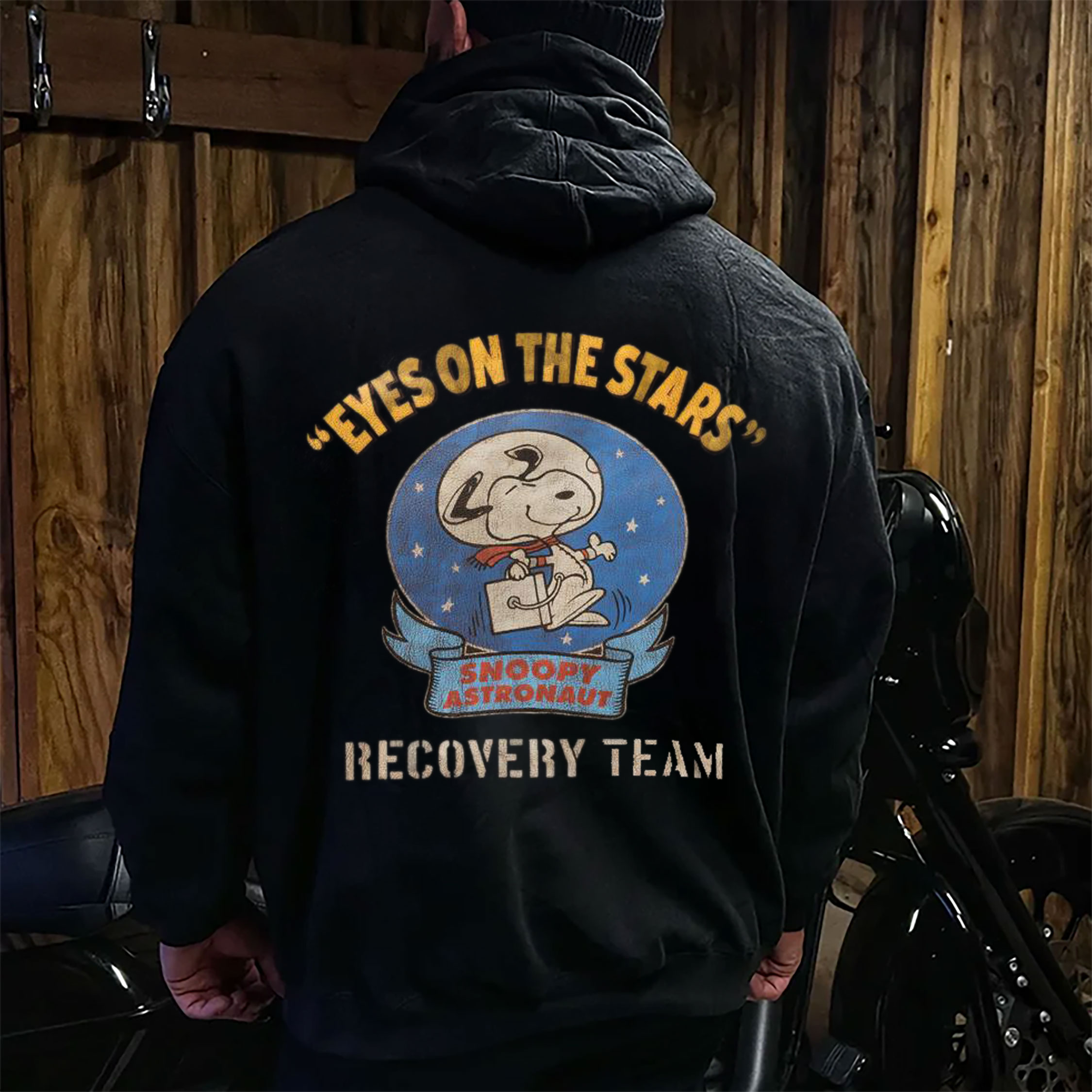 American-style cartoon animation series "Rescue Team" printed loose winter sweatshirt