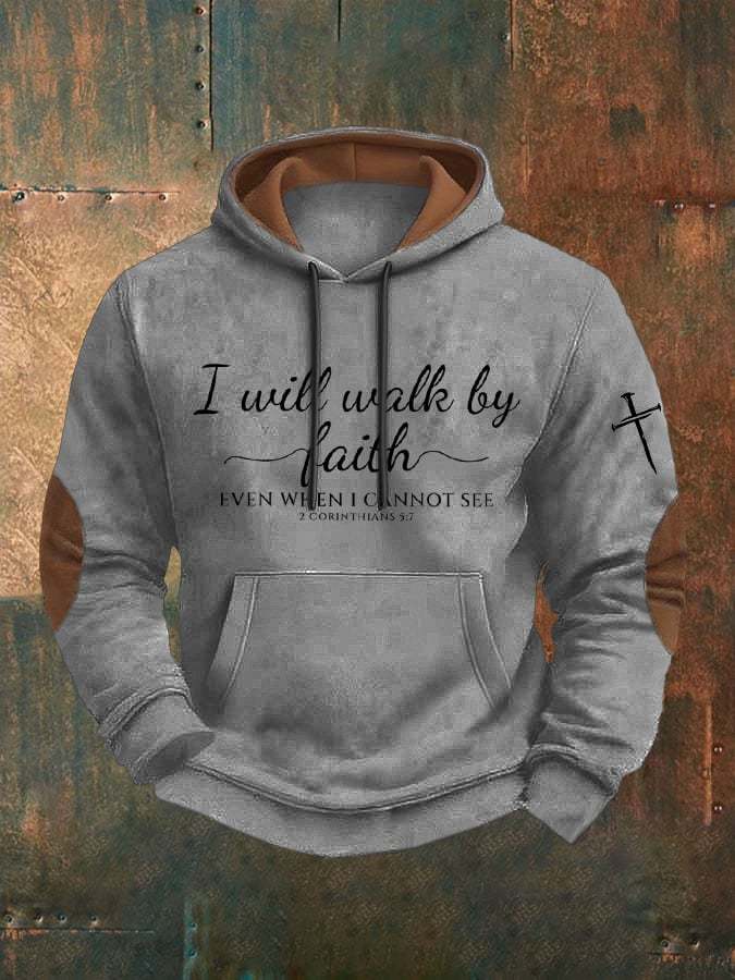 Men'S Christian Faith Print Casuasl Hoodie