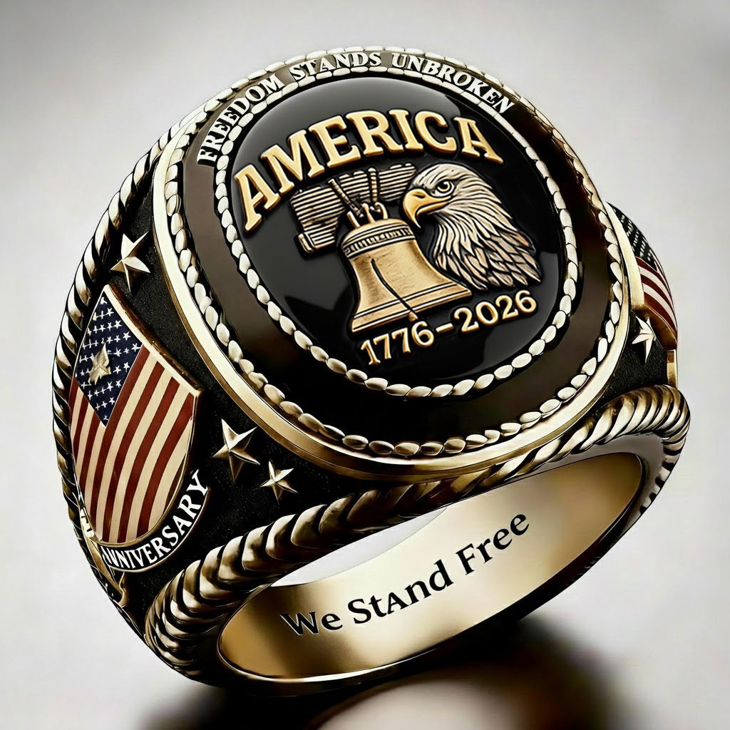 America 250th Anniversary Ring - Liberty Bell