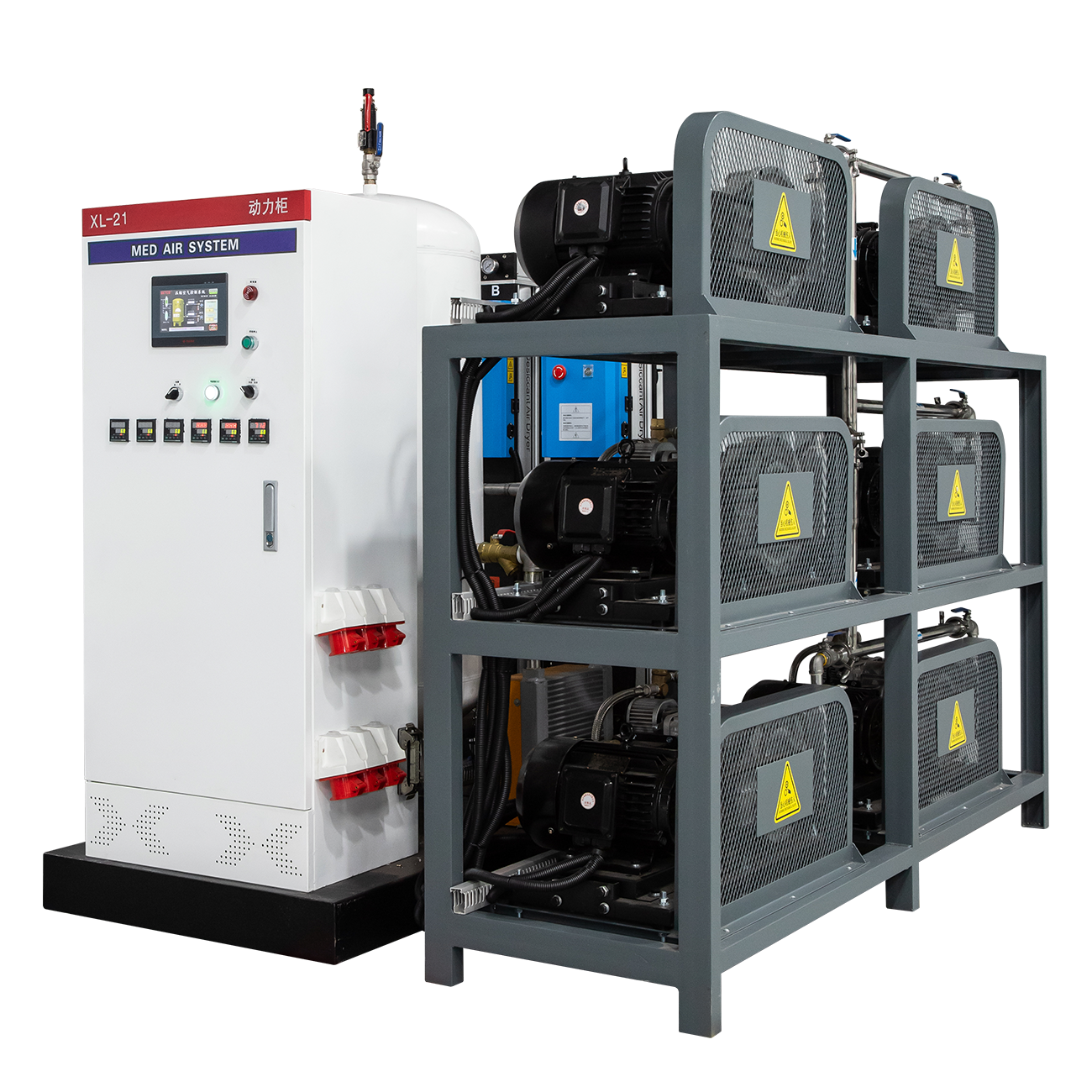 Medical air compressor unit