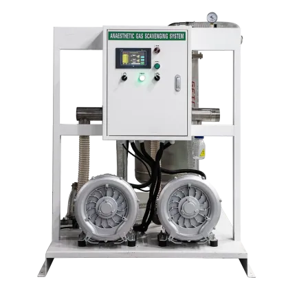 Anesthetic waste gas discharge units