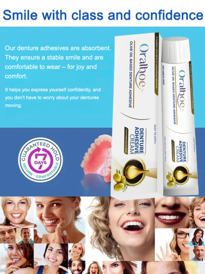 Safe and non-toxic denture adhesive