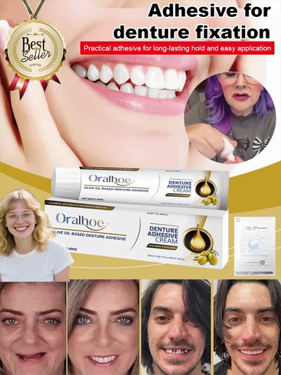 Safe and non-toxic denture adhesive