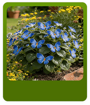 Moonlight Butterfly Flower Seeds – Rare Variety, High Germination Rate + Fertilizer Included