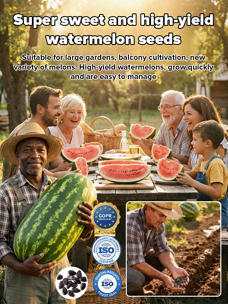 Non-GMO super sweet high-yield watermelon seeds