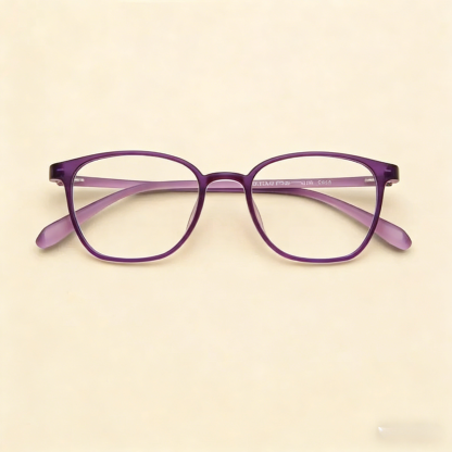 Ultralight, compact reading glasses with blue light filter