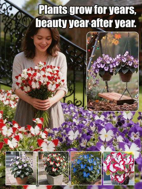 Moonlight Butterfly Flower Seeds – Rare Variety, High Germination Rate + Fertilizer Included