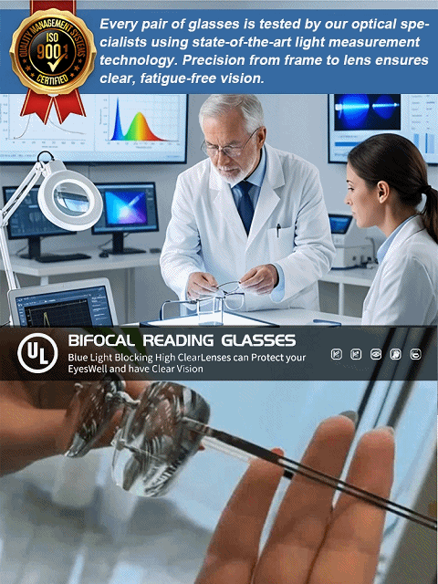 Ultra-light Intelligent Zoom Photochromic Anti-blue Light Reading Glasses