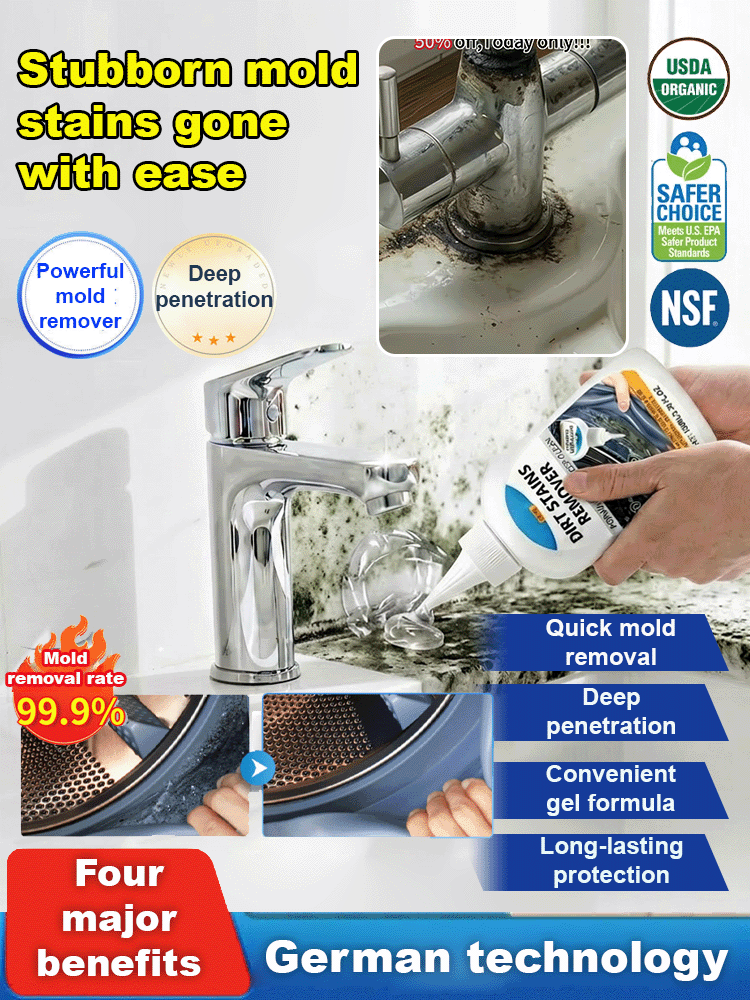Powerful Mold Remover Gel • Fast Acting & Easy to Use