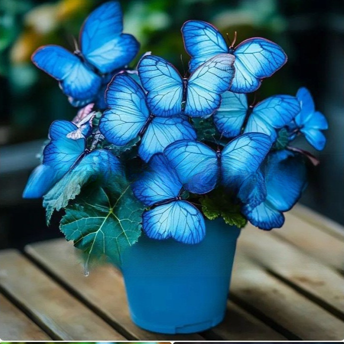 Moonlight Butterfly Flower Seeds – Rare Variety, High Germination Rate + Fertilizer Included