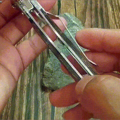 Multifunctional folding tool with wooden handle for self-defense