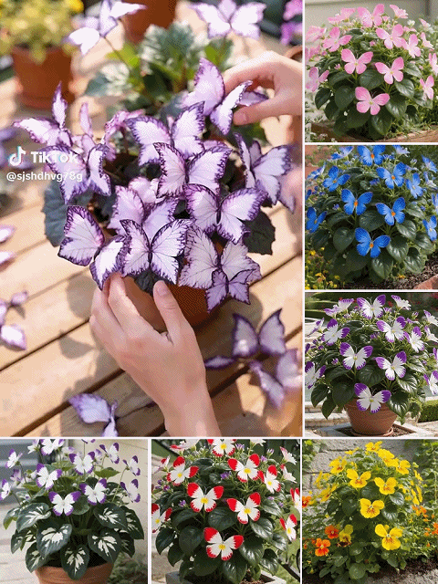 Moonlight Butterfly Flower Seeds – Rare Variety, High Germination Rate + Fertilizer Included