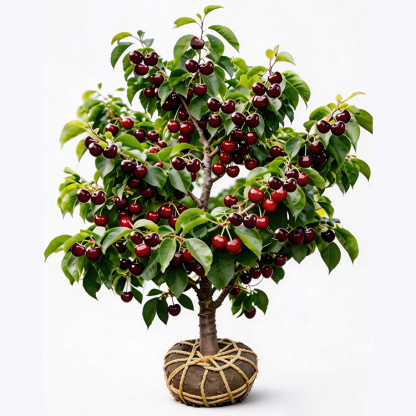 Dwarf Cherry Tree Seedlings – Short Stem, Easy to Grow