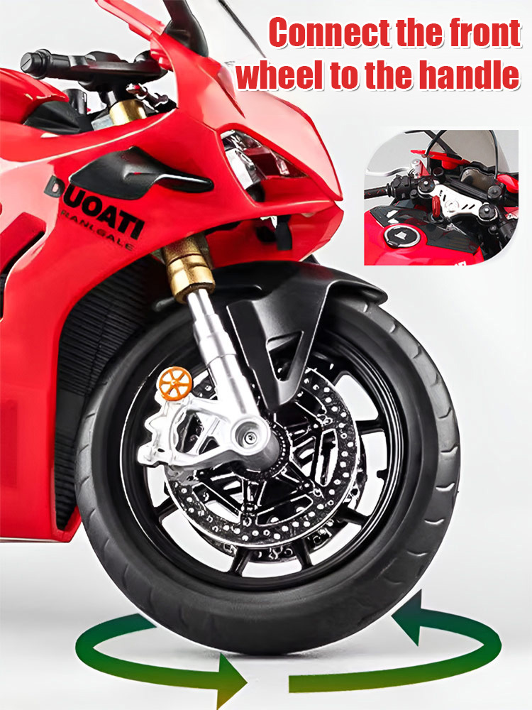 Ducati Alloy Simulation Motorcycle Figurine