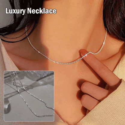 Italy VICENZA niche flash clavicle chain