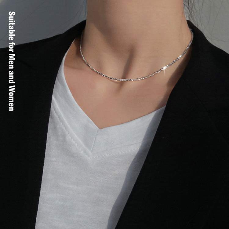 Italy VICENZA niche flash clavicle chain