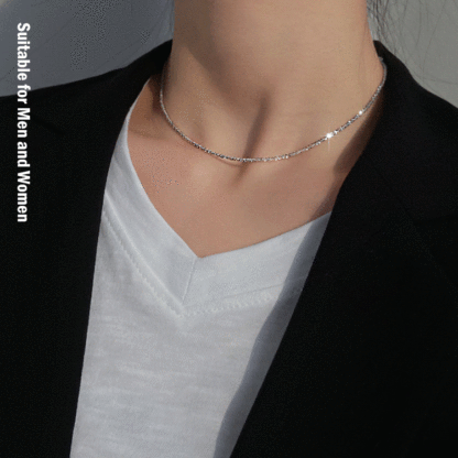 Italy VICENZA niche flash clavicle chain