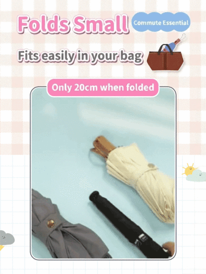 【Dual-purpose for sunny and rainy days】Ultra-light pencil-style sunshade umbrella