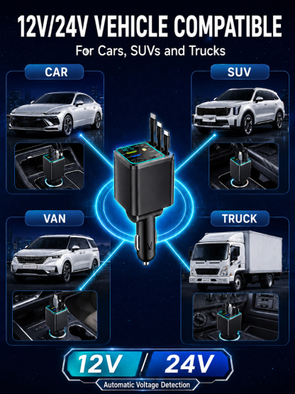 Seven-in-One Car Starry Sky Charger