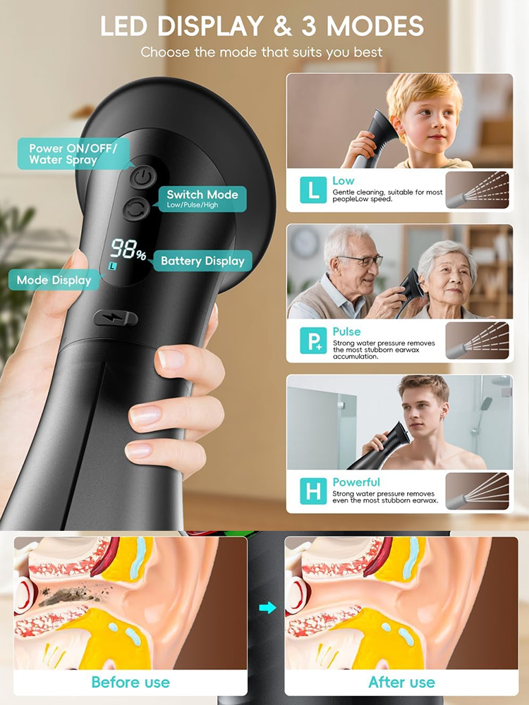 Portable Manual Ear Irrigator
