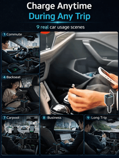 Seven-in-One Car Starry Sky Charger